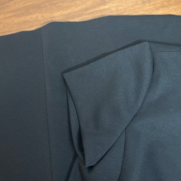 ANN TAYLOR THE MIDI DOUBLE KNIT FLARE BLACK DRESS $159 NWOT 6 P - Picture 8 of 10